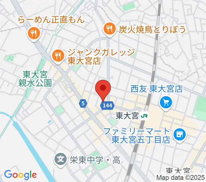 東大宮コミュニティセンターの地図