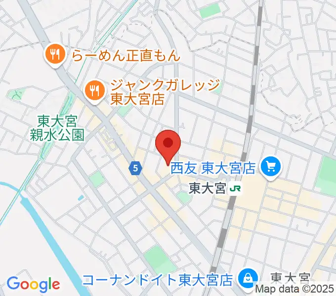 東大宮コミュニティセンターの地図