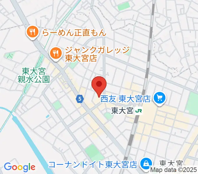 東大宮コミュニティセンターの地図