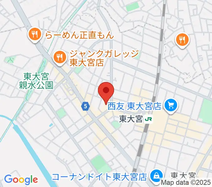 東大宮コミュニティセンターの地図