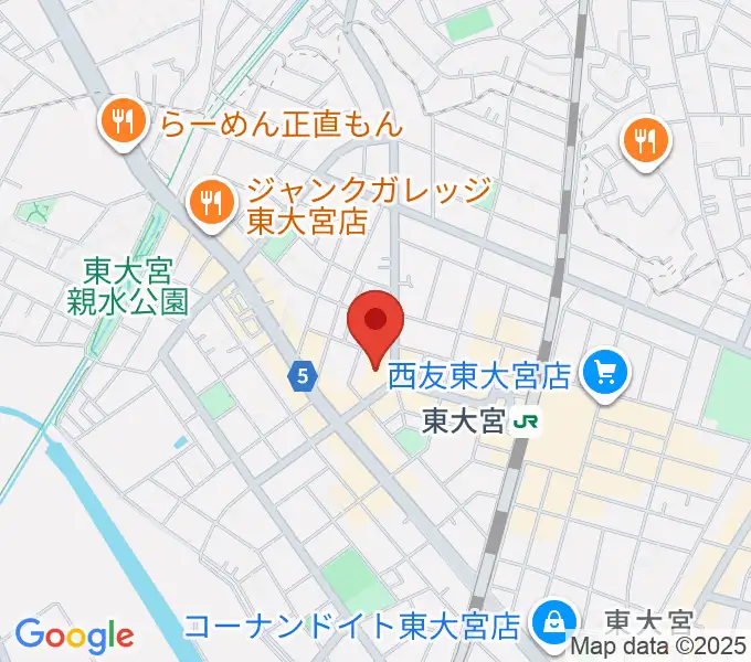 東大宮コミュニティセンターの地図
