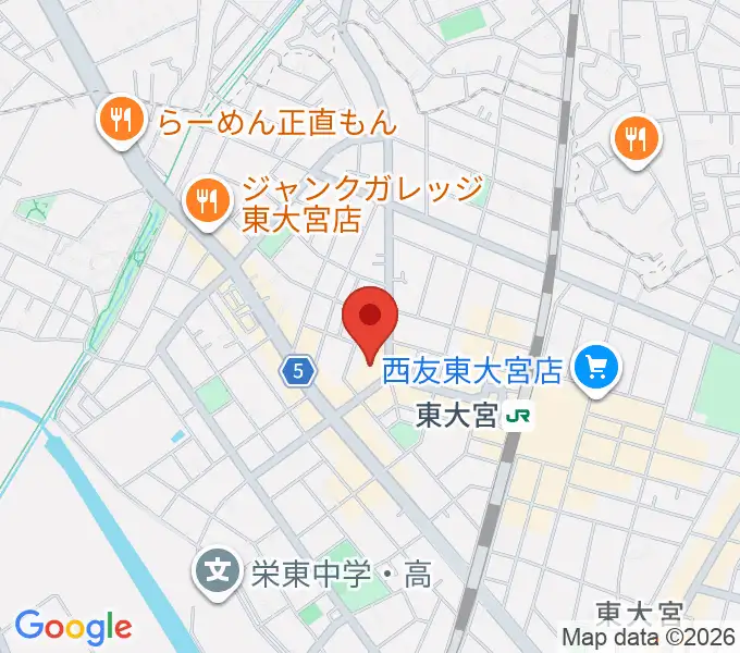 東大宮コミュニティセンターの地図