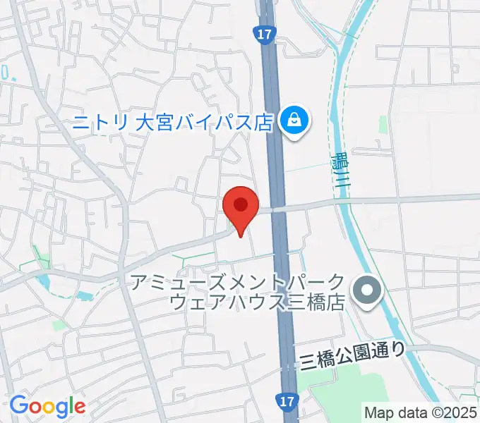 さいたま市西部文化センターの地図