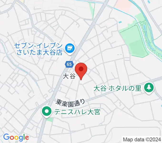 七里コミュニティセンターの地図