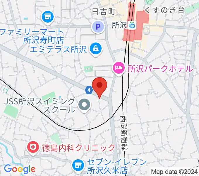 音楽喫茶MOJOの地図