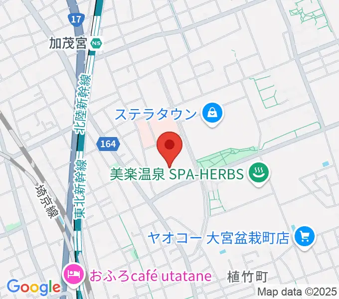 さいたま市プラザノースの地図