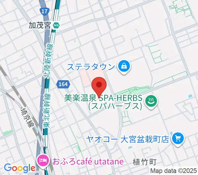さいたま市プラザノースの地図