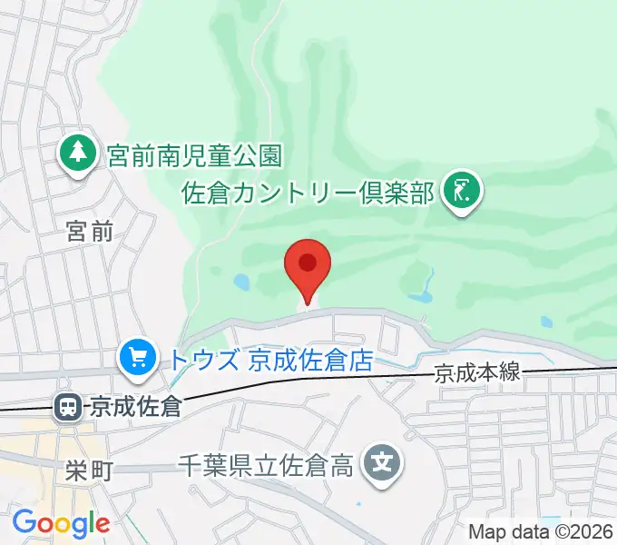 音楽教室 澤村の地図