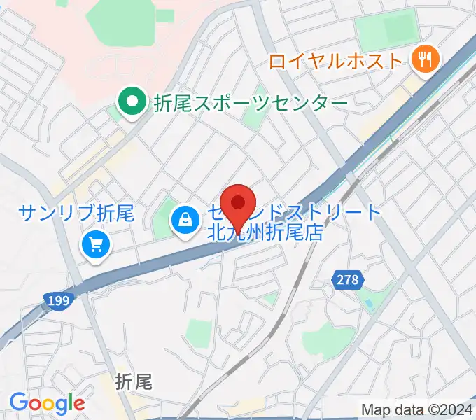 スタジオバンブーの地図