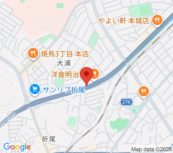 スタジオバンブーの地図