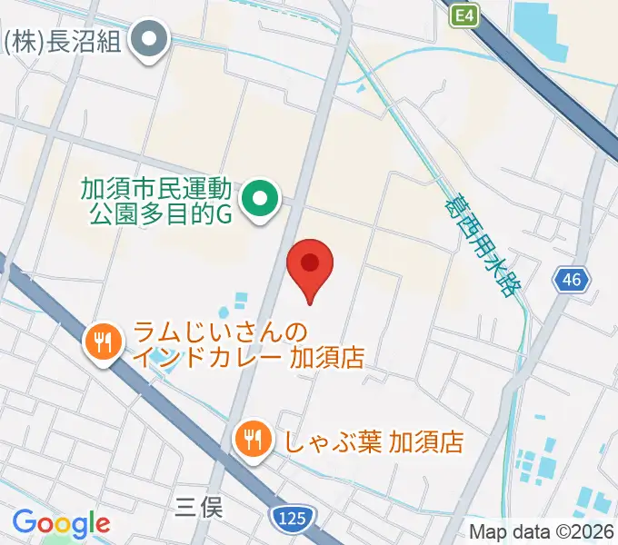 パストラルかぞの地図