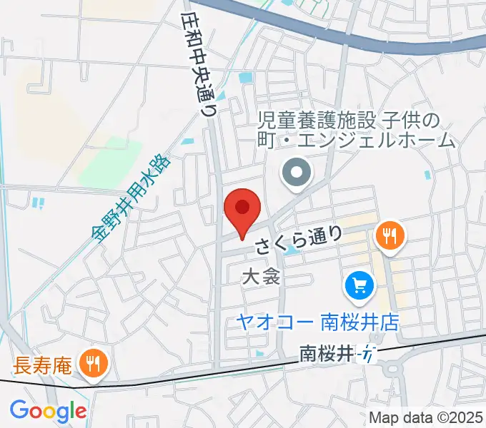 庄和地区公民館の地図