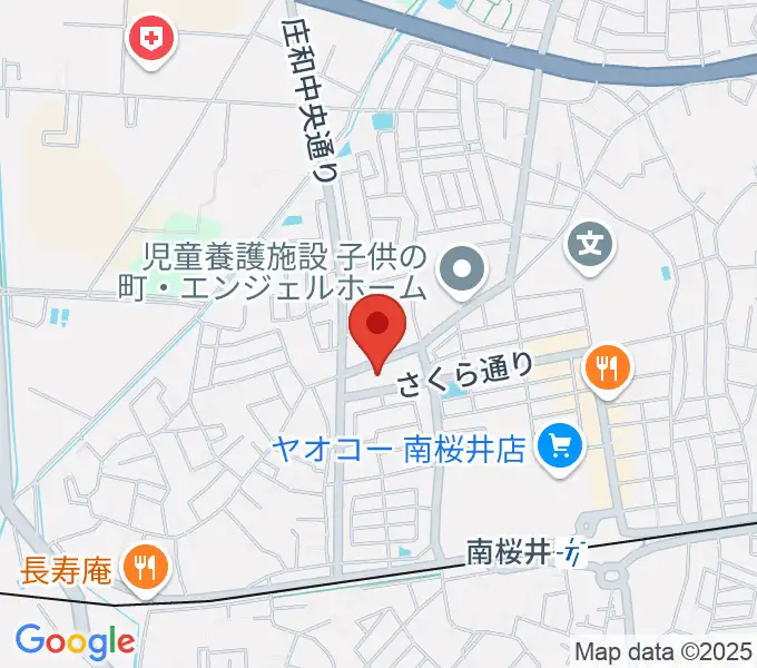 庄和地区公民館の地図