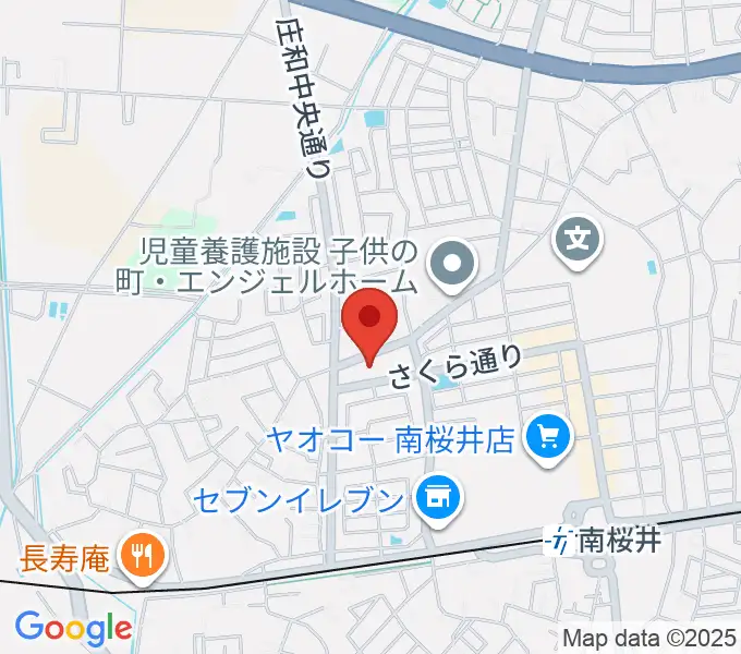 庄和地区公民館の地図
