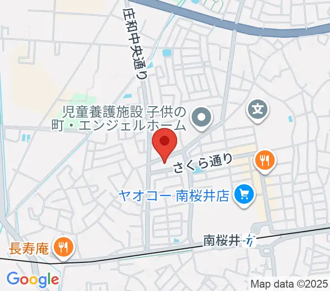 庄和地区公民館の地図