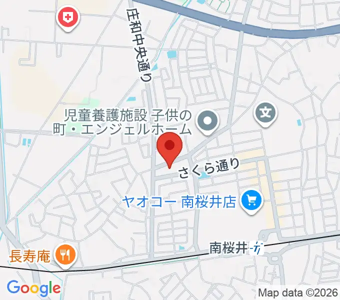 庄和地区公民館の地図