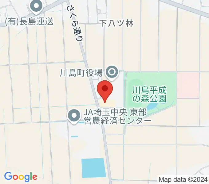 川島町民会館の地図