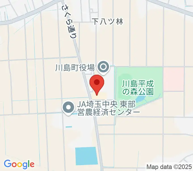 川島町民会館の地図