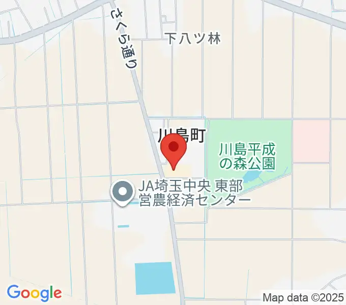 川島町民会館の地図