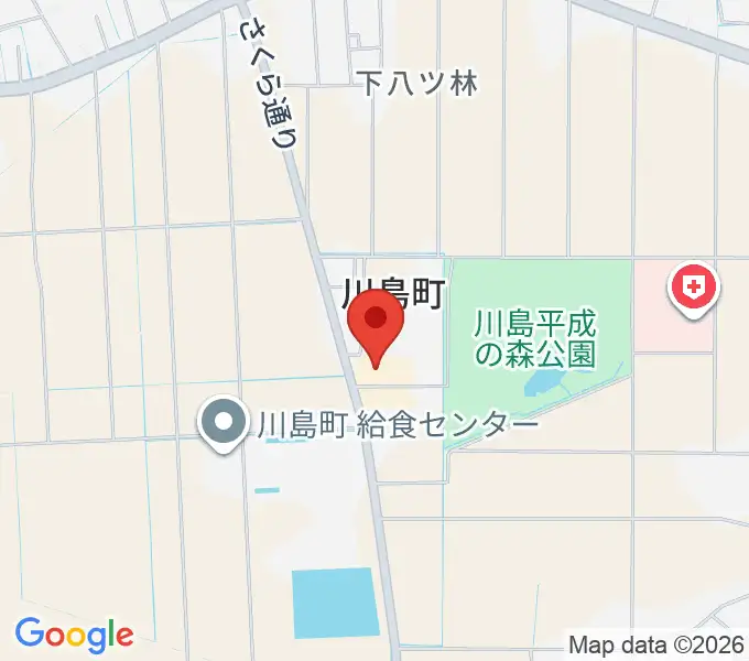 川島町民会館の地図