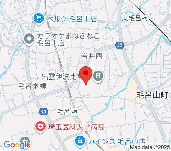 ウィズもろやま（毛呂山町福祉会館）の地図