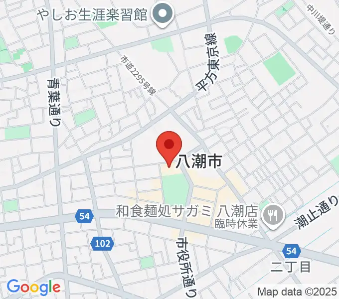 八潮メセナの地図