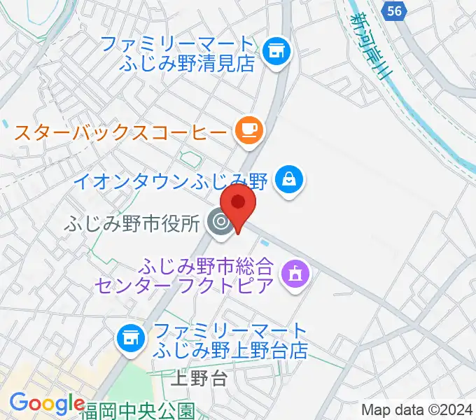 ふじみ野ステラ・イーストの地図