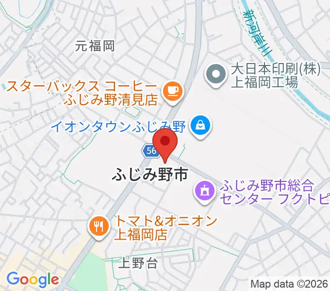 ふじみ野ステラ・イーストの地図