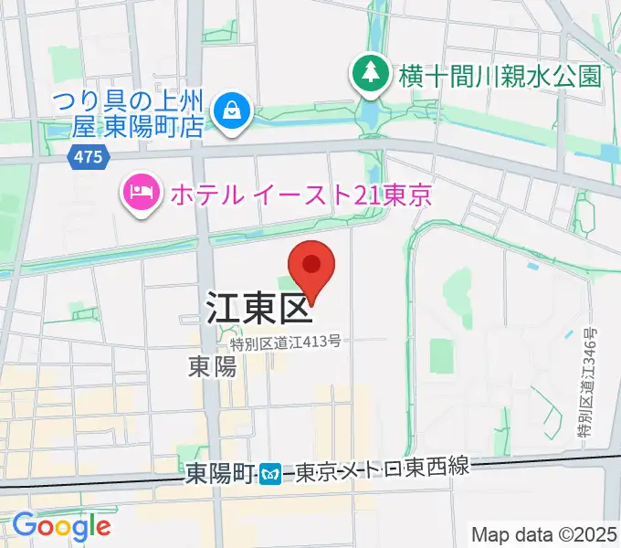 江東区文化センターの地図