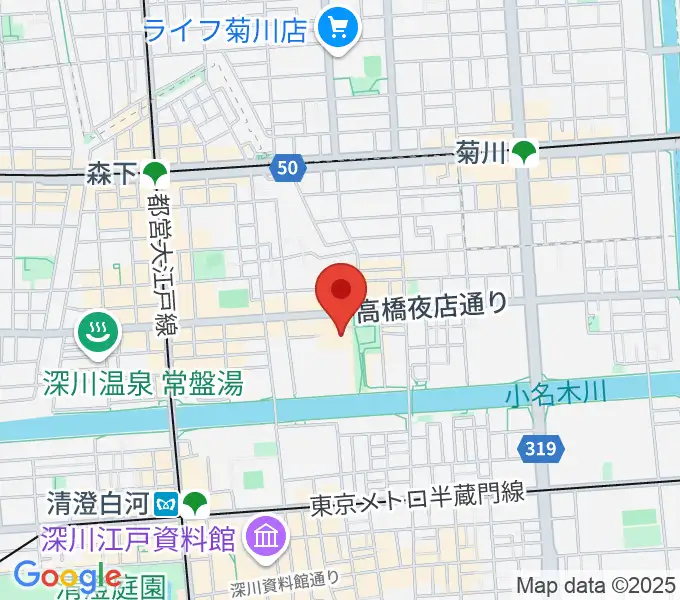 森下文化センターの地図