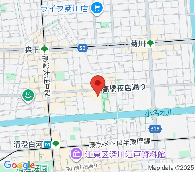 森下文化センターの地図