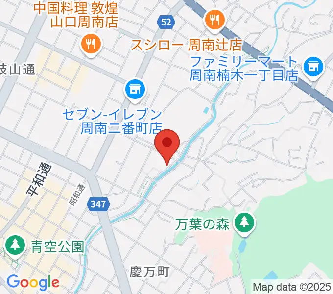 グランドミック周南楽器 御弓店の地図