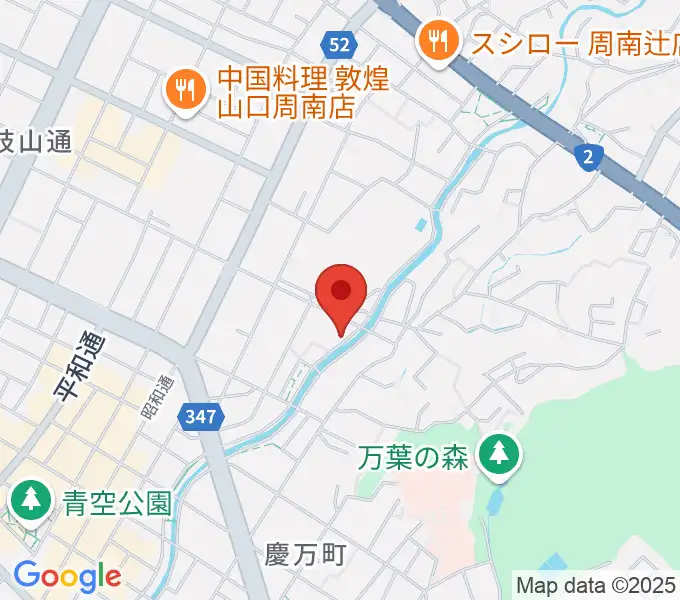 グランドミック周南楽器 御弓店の地図