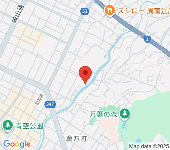 グランドミック周南楽器 御弓店の地図
