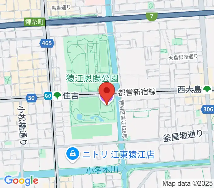 ティアラこうとうの地図