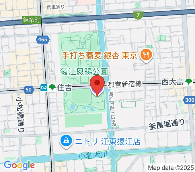 ティアラこうとうの地図