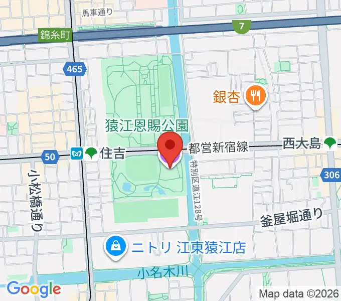 ティアラこうとうの地図