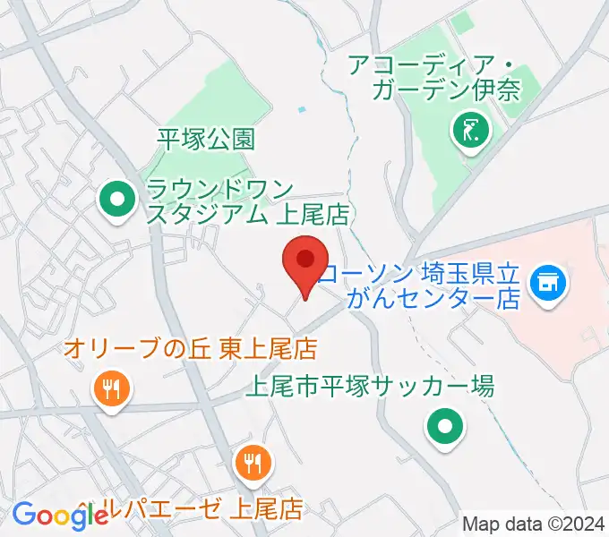 イコス上尾の地図