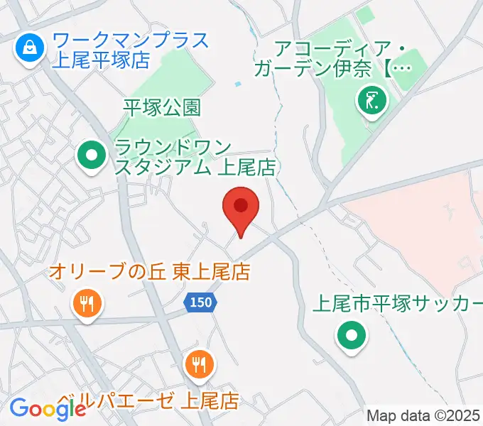 イコス上尾の地図