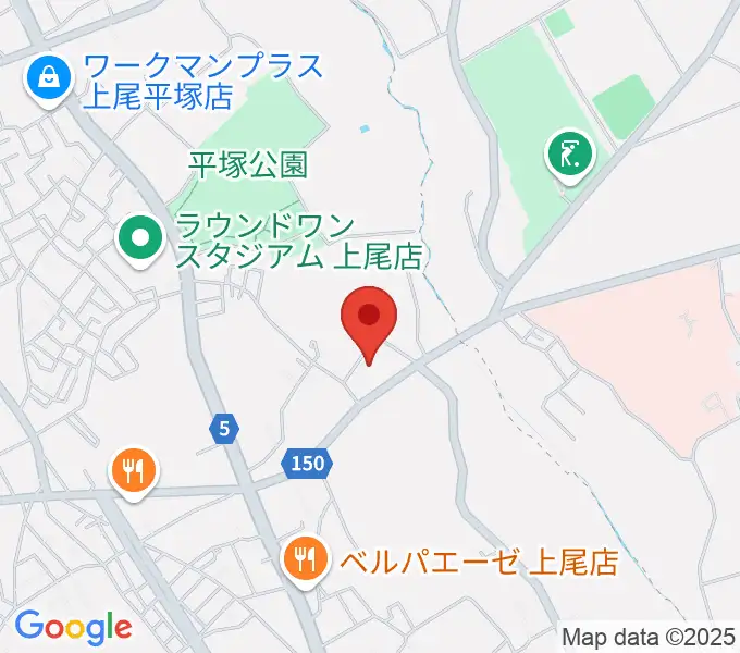 イコス上尾の地図