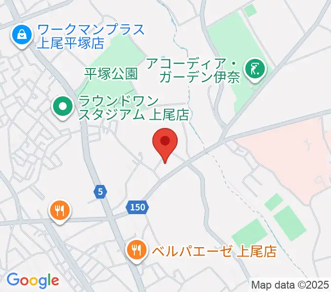 イコス上尾の地図