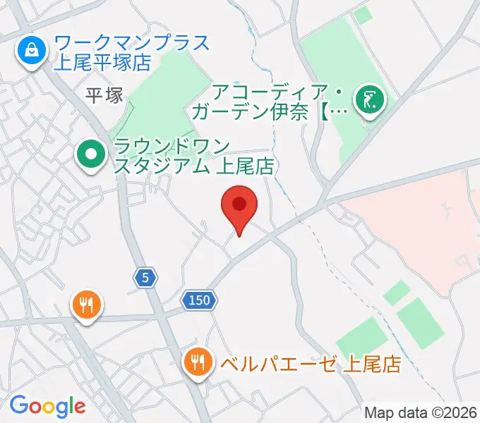 イコス上尾の地図