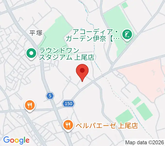 イコス上尾の地図