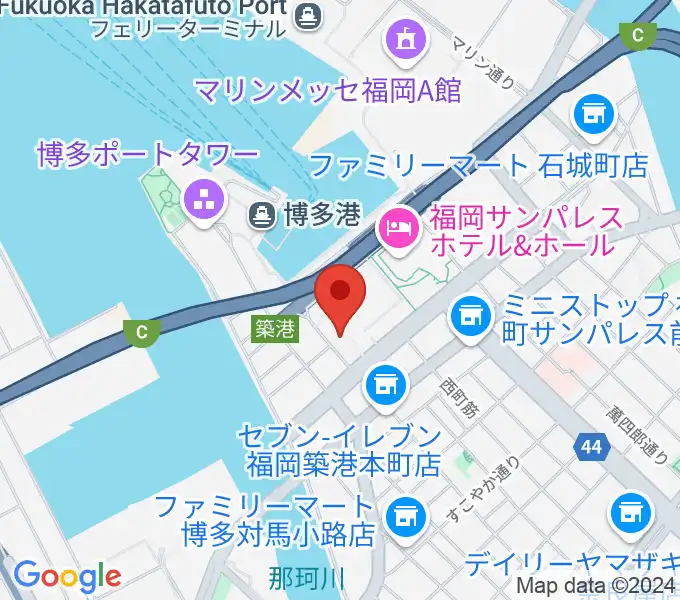 FineSound 築港店の地図