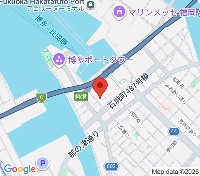 FineSound 築港店の地図