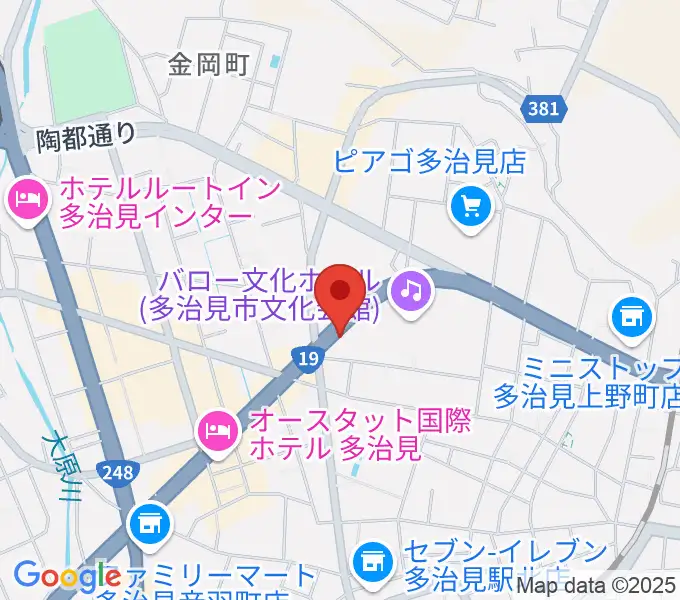サウンドスタジオエリシアンの地図