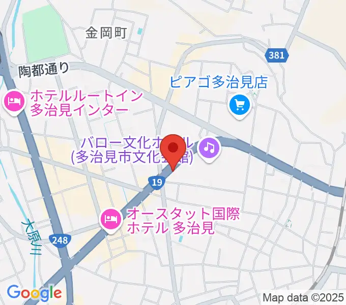 サウンドスタジオエリシアンの地図