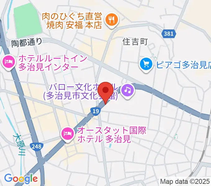 サウンドスタジオエリシアンの地図