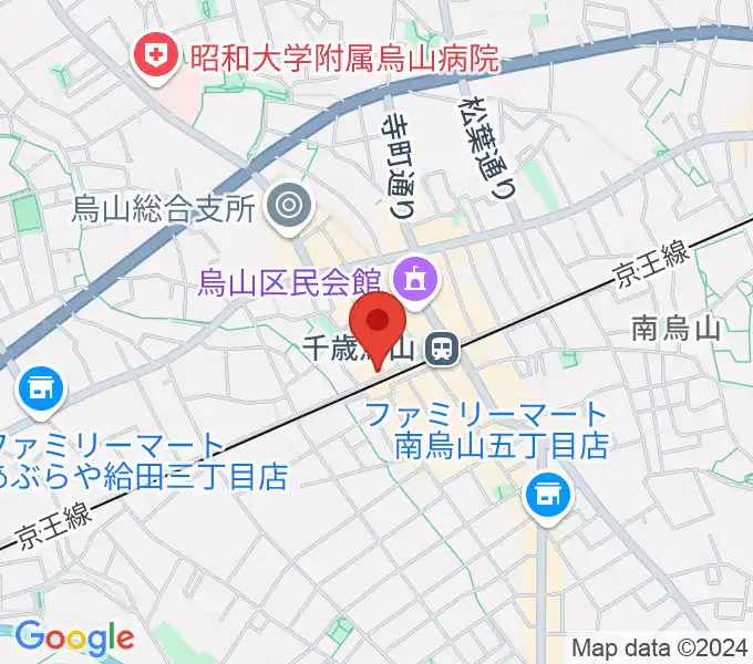 J’Z STUDIO 千歳烏山店の地図