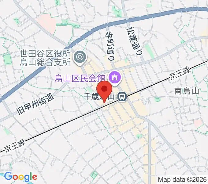 J’Z STUDIO 千歳烏山店の地図